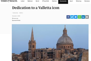 Dedication to a Valletta icon